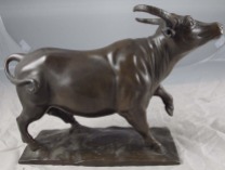 xd-002013-8-China-Old-Copper-Bronze-Feng-Shui-Lucky-Wealth-Cattle-water-buffalo-Art-Statue